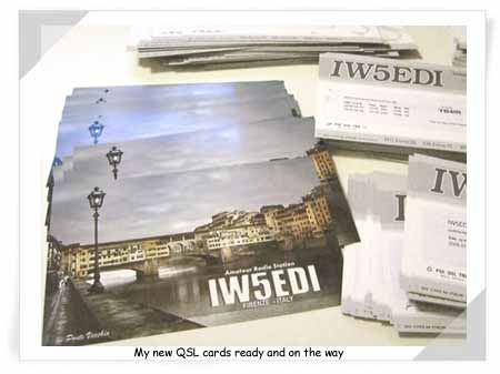 IW5EDI new QSL cards