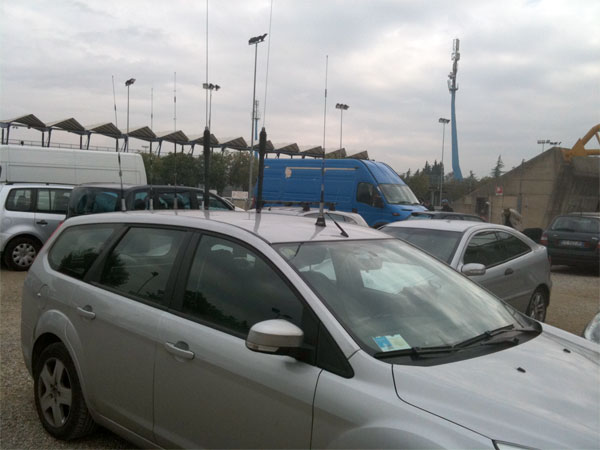 A mobile antenna farm example