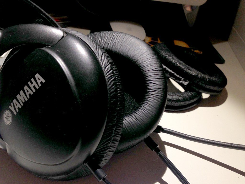 Yamaha CM 500 ear pad cushions replaced with new spare parts