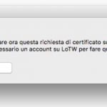 TQSL request new certificate